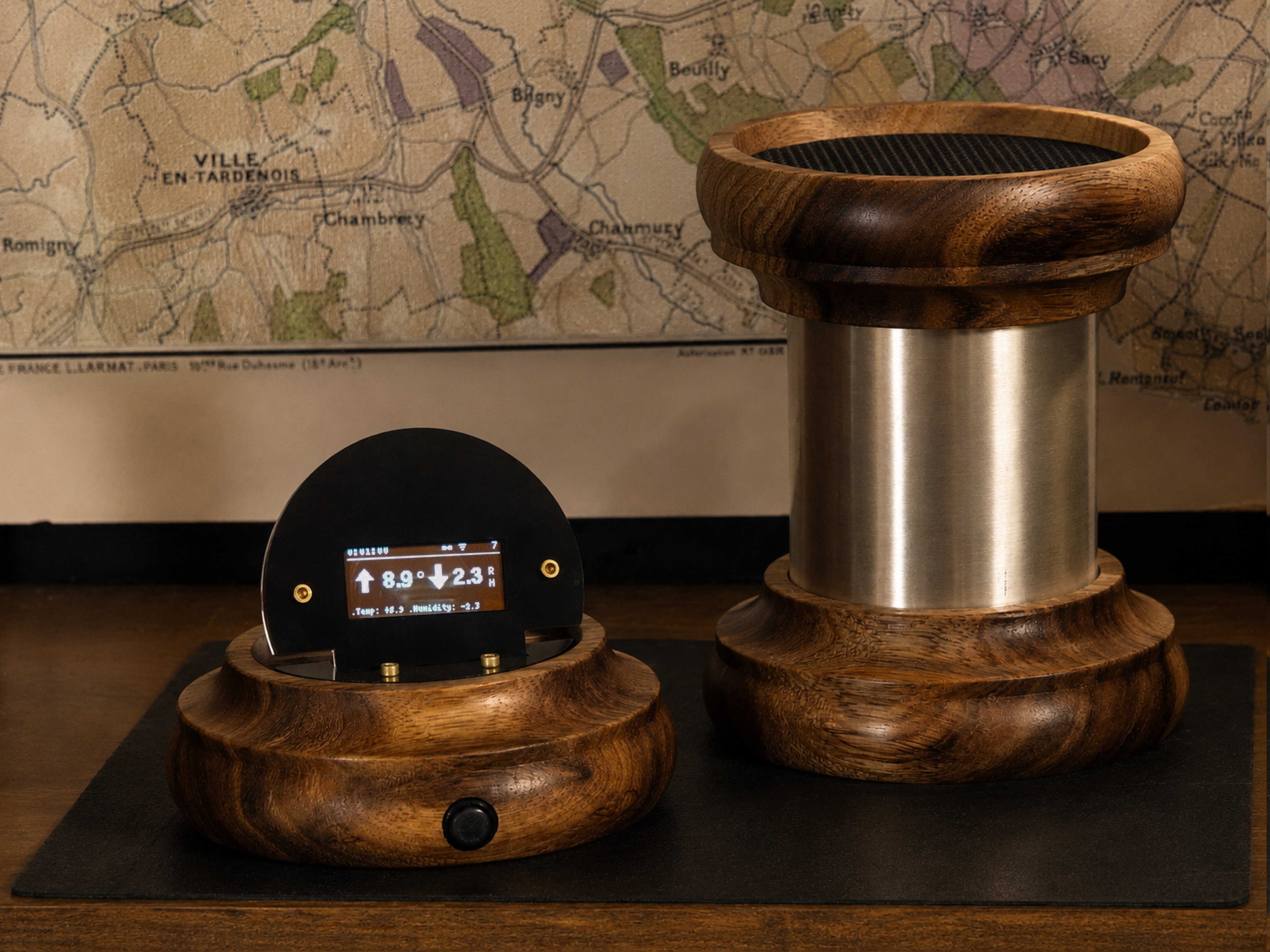 WineSentry - African Padauk with Brushed Nickel