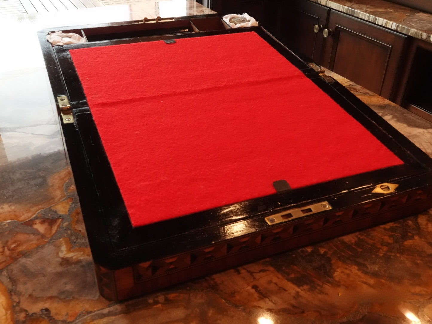 Late 1800s English Travel Writing Desk