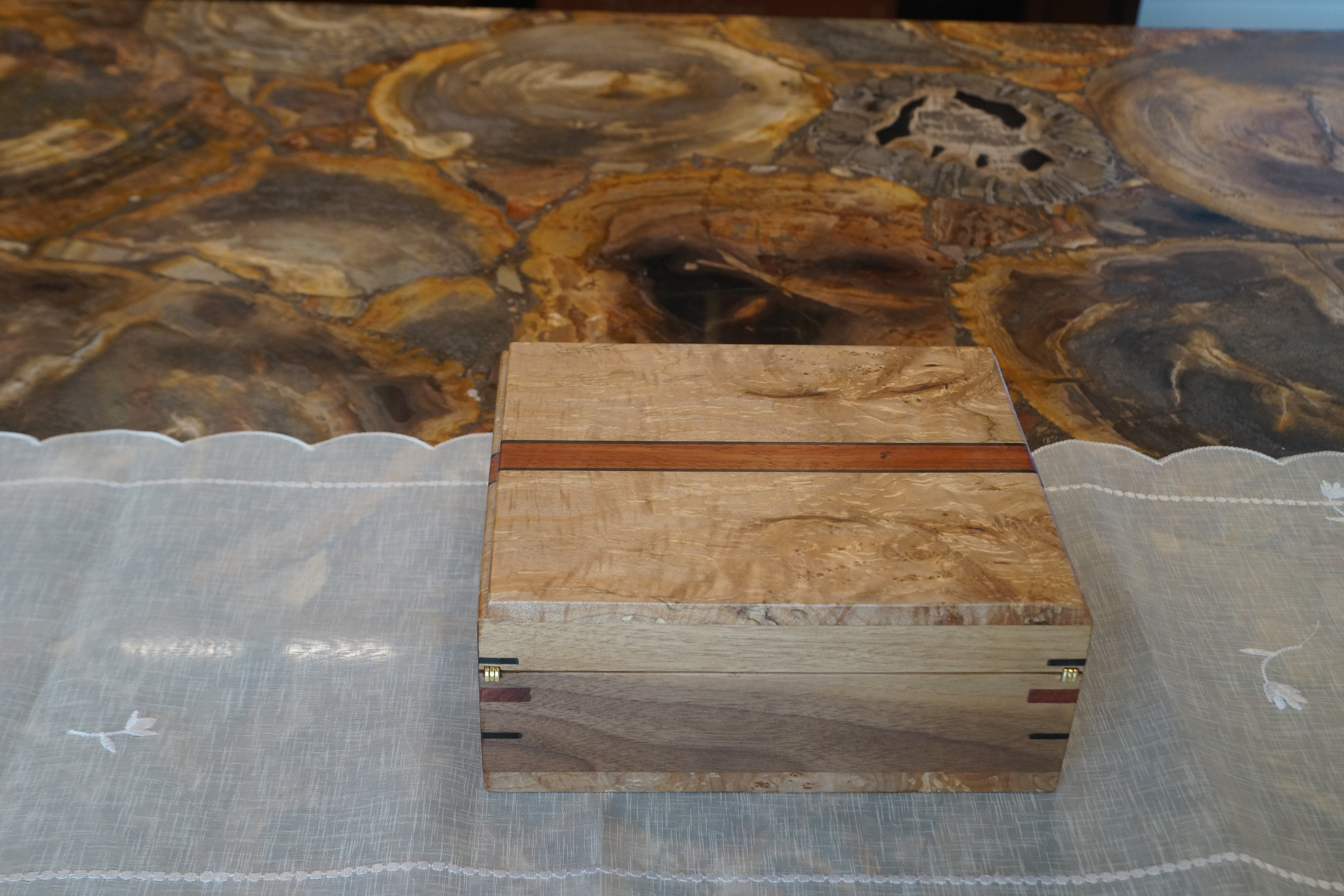 Stunning Custom Made Watch Box - LuxSense