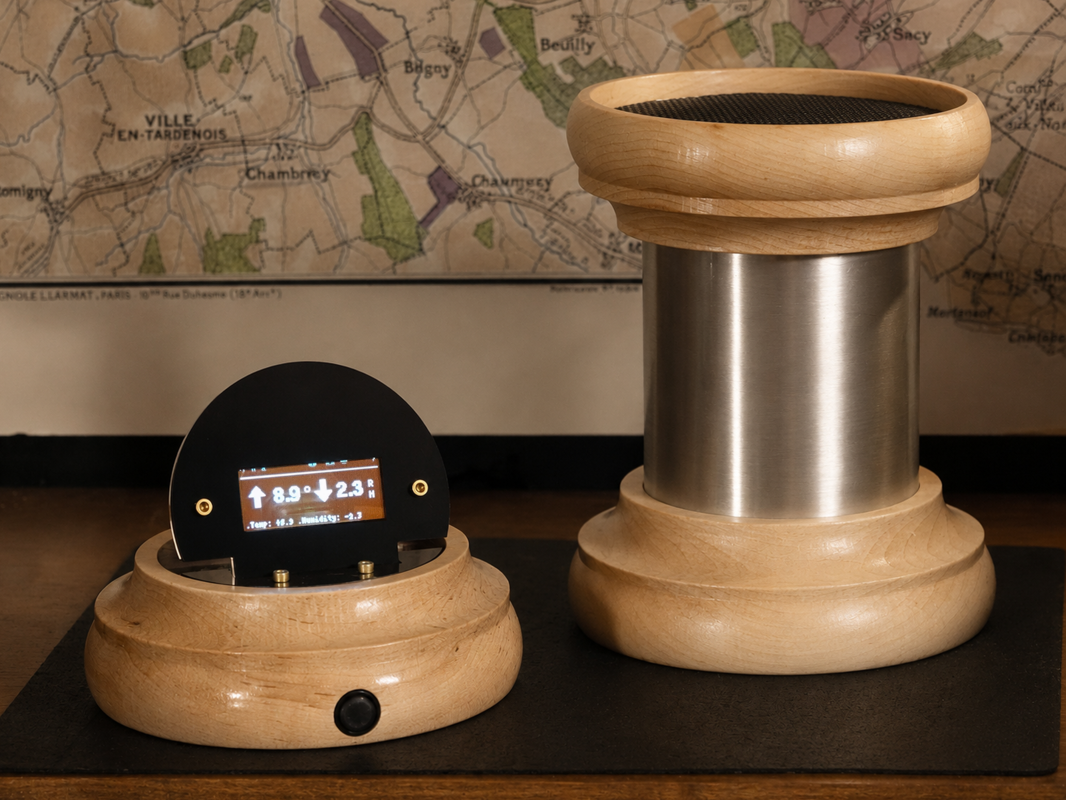 WineSentry - Hard Maple with Brushed Nickel