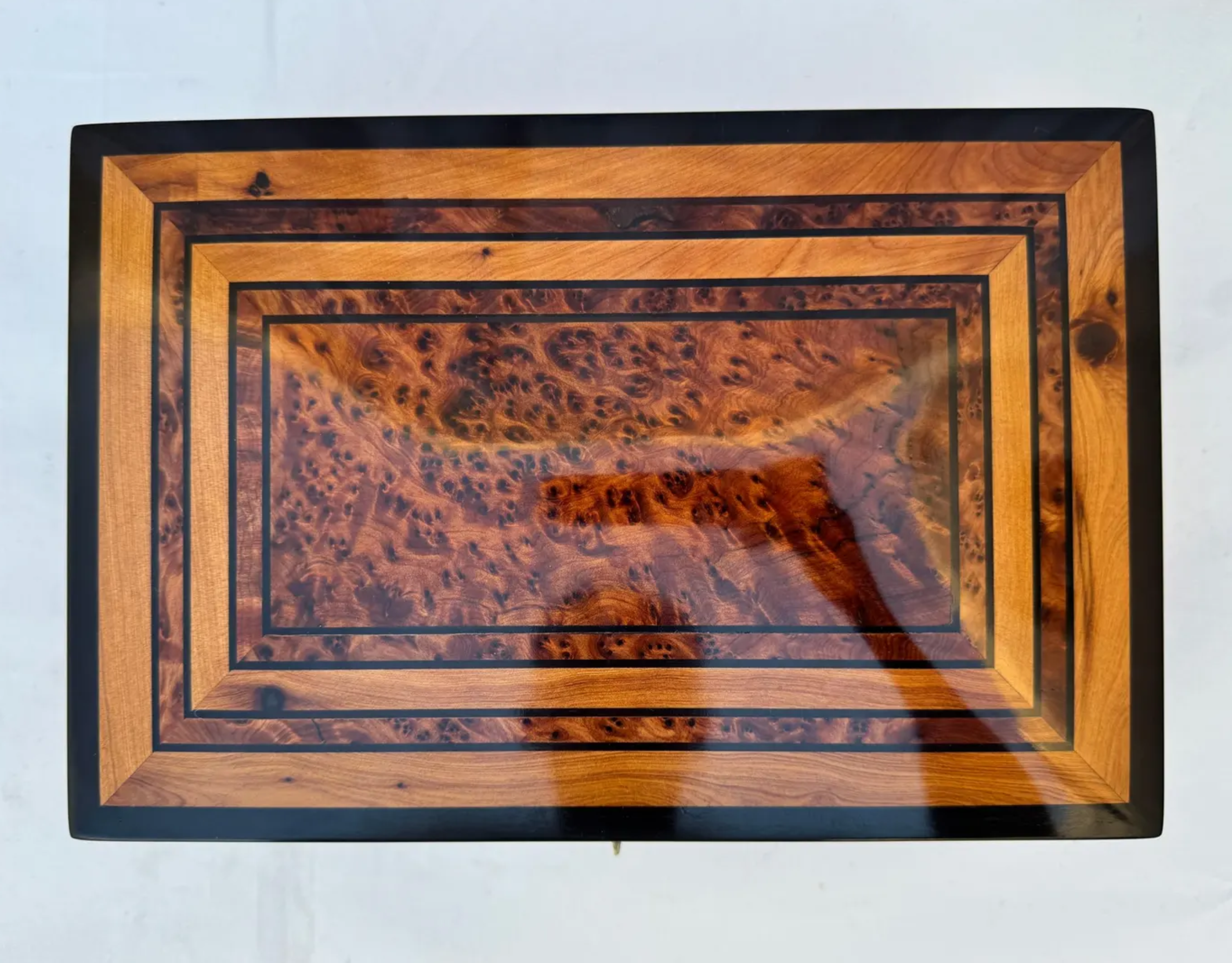 Handmade Solid Thuya Burl Wooden Box - LuxSense