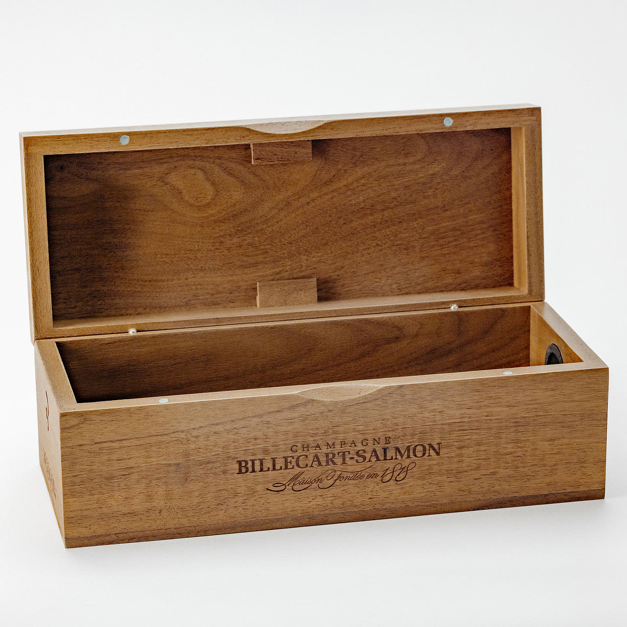 Solid Walnut Display Box from Billecart-Salmon