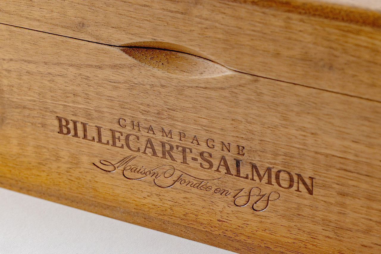 Solid Walnut Display Box from Billecart-Salmon