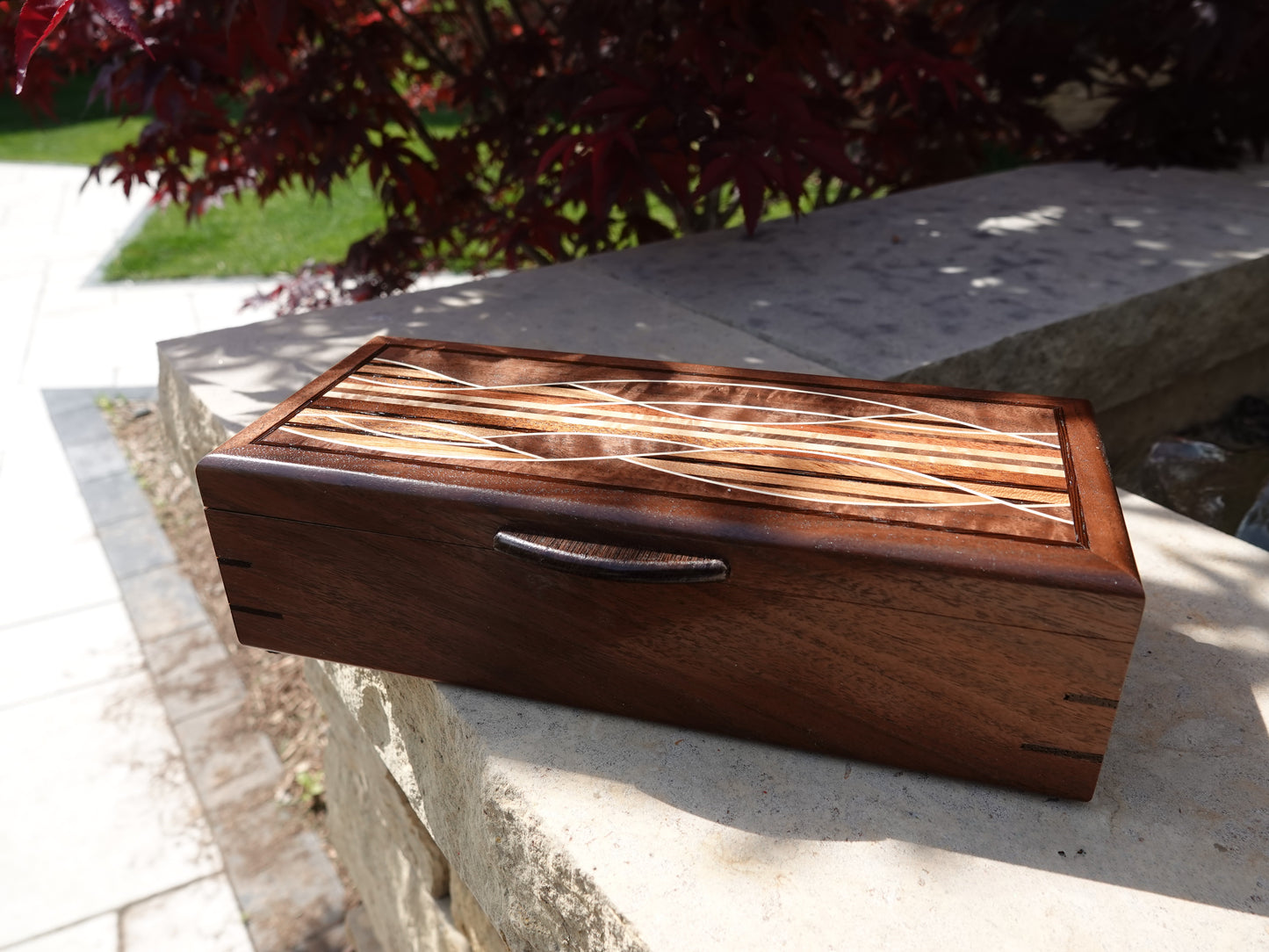 Beautiful craftsman ship on this amazing box.