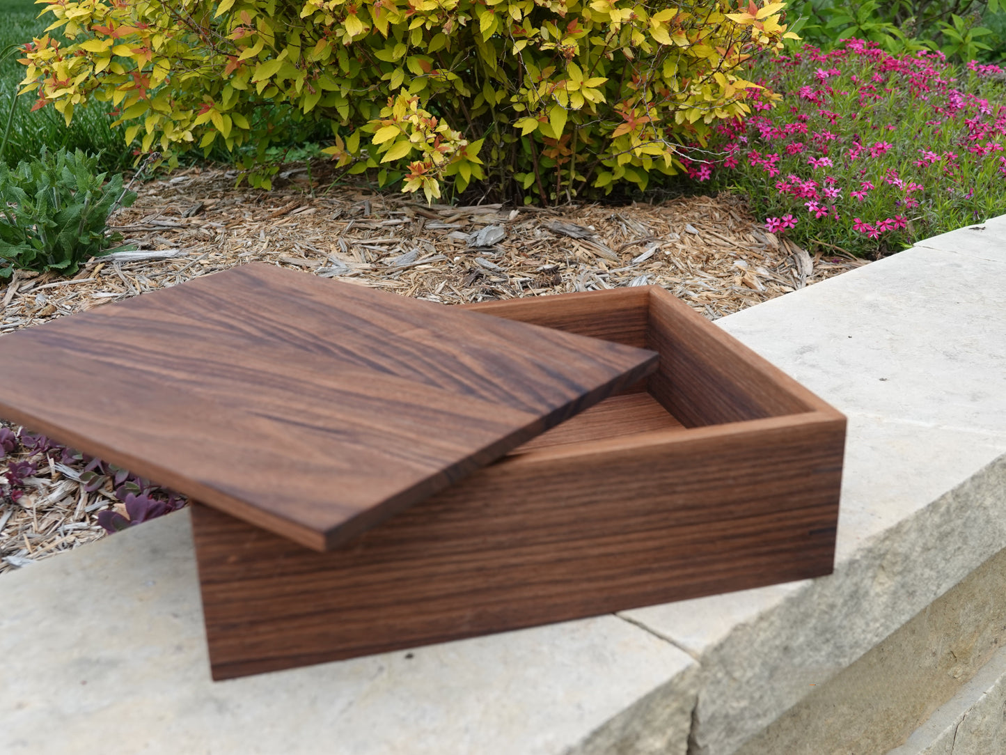 Wonderfully Straight forward Large Walnut Box from Walker Woodworking Maine