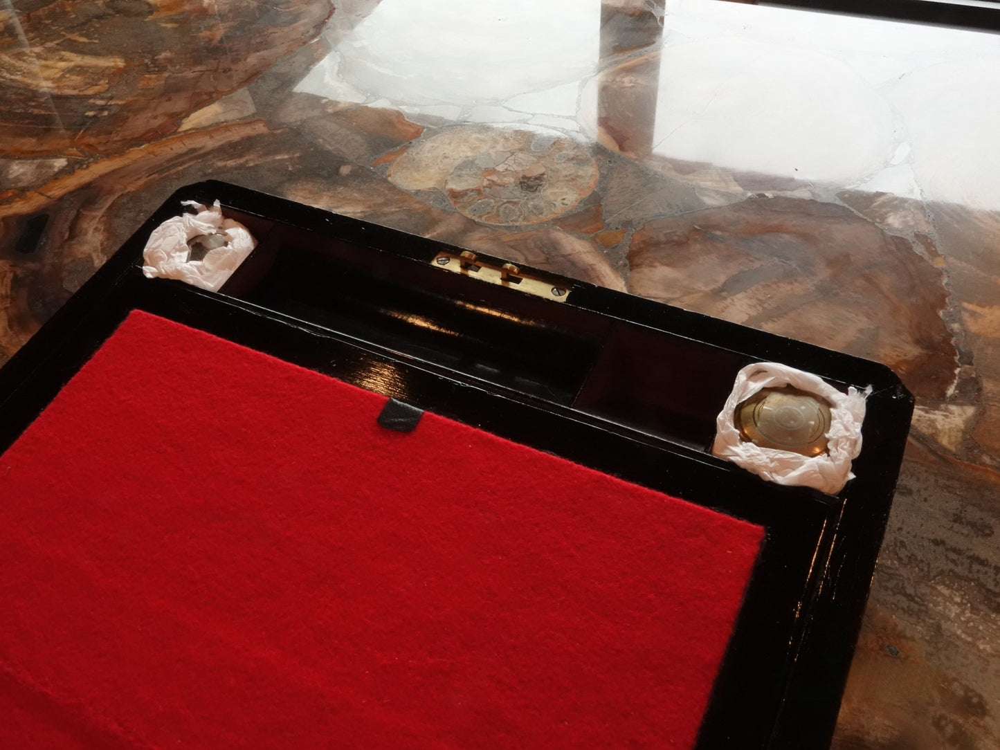 Late 1800s English Travel Writing Desk
