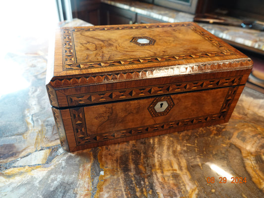 Late 1800s English Travel Writing Desk