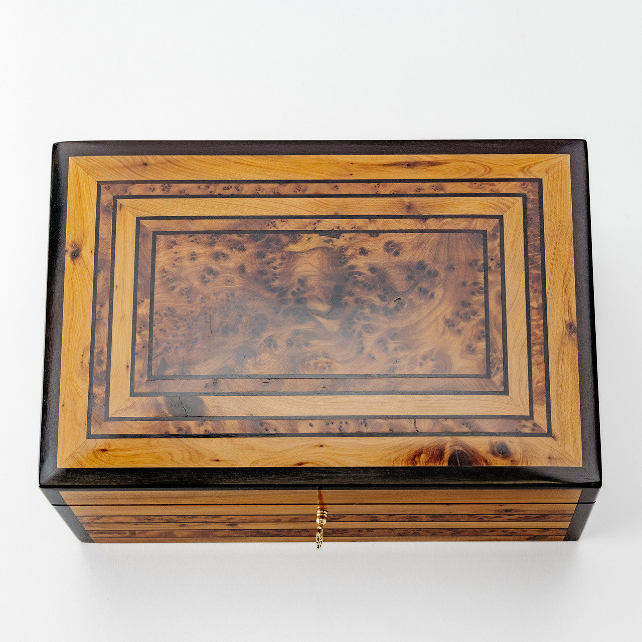 Handmade Solid Thuya Burl Wooden Box