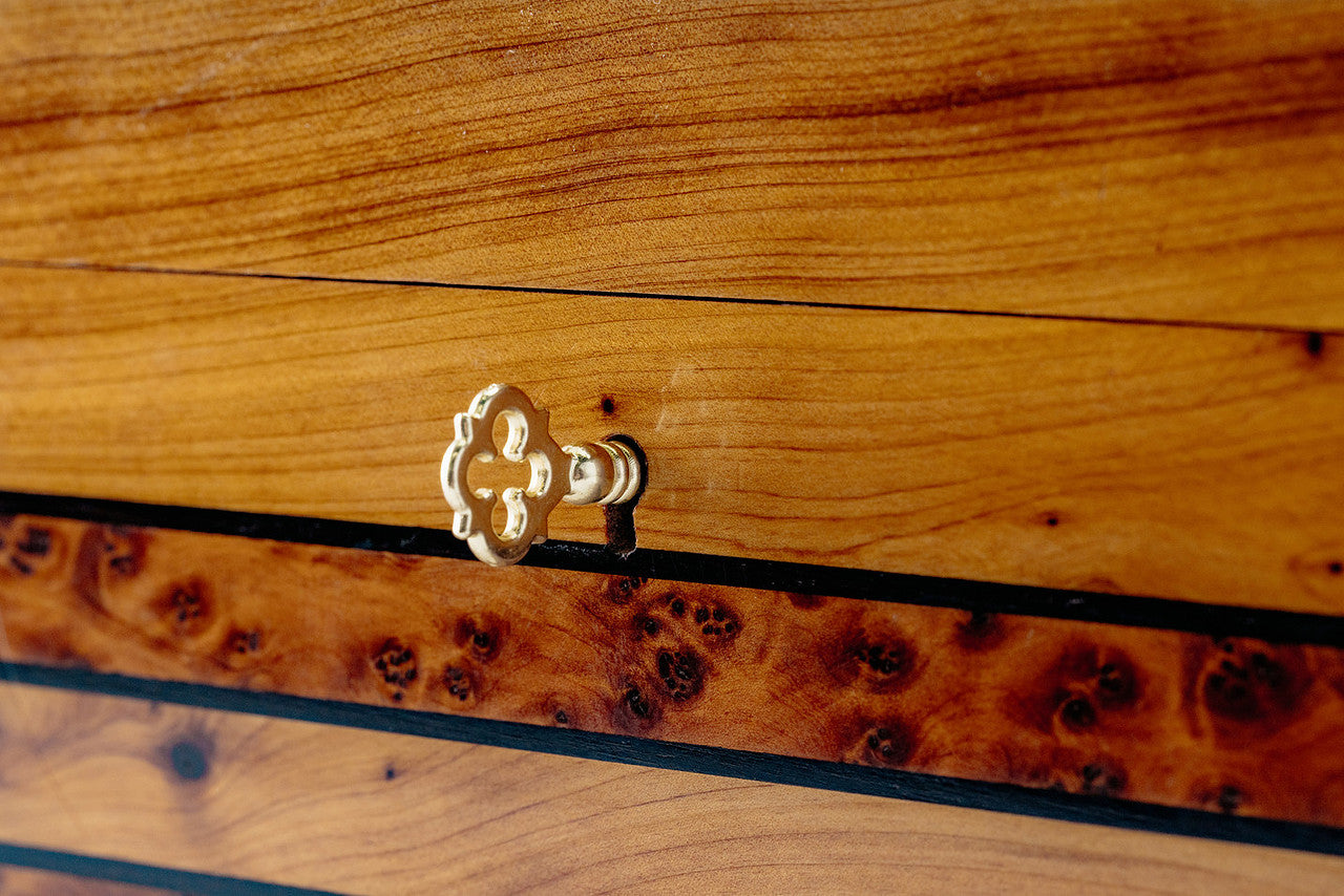 Handmade Solid Thuya Burl Wooden Box