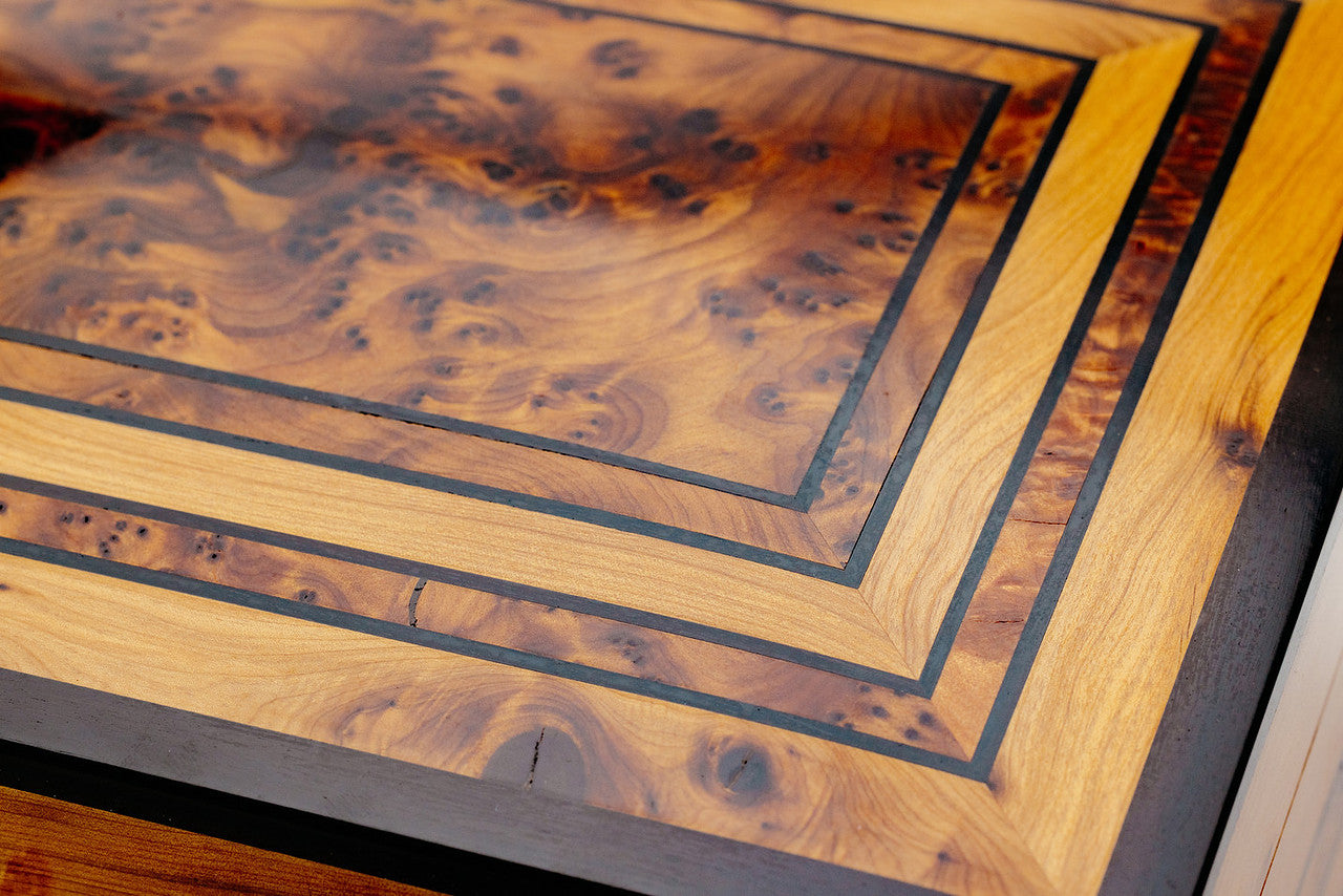 Handmade Solid Thuya Burl Wooden Box