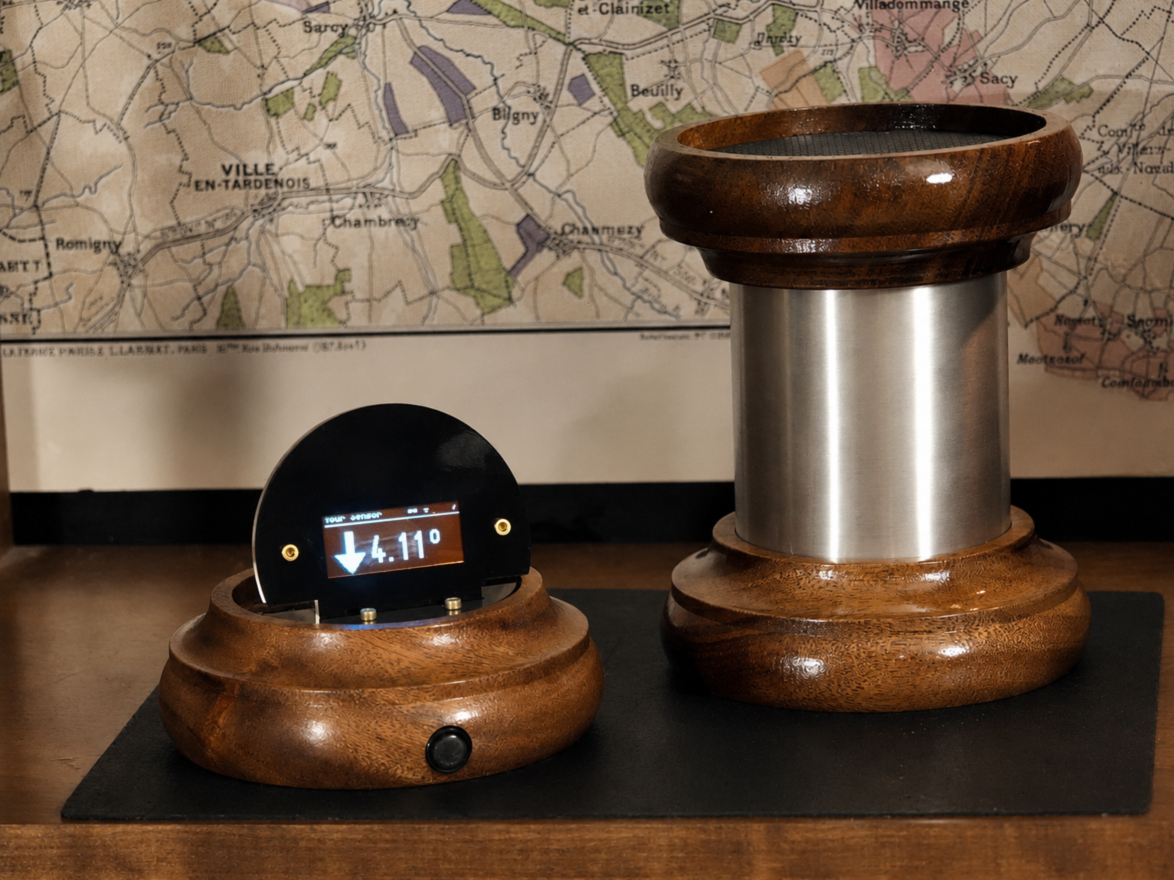 WineSentry - Mahogany with Brushed Nickel
