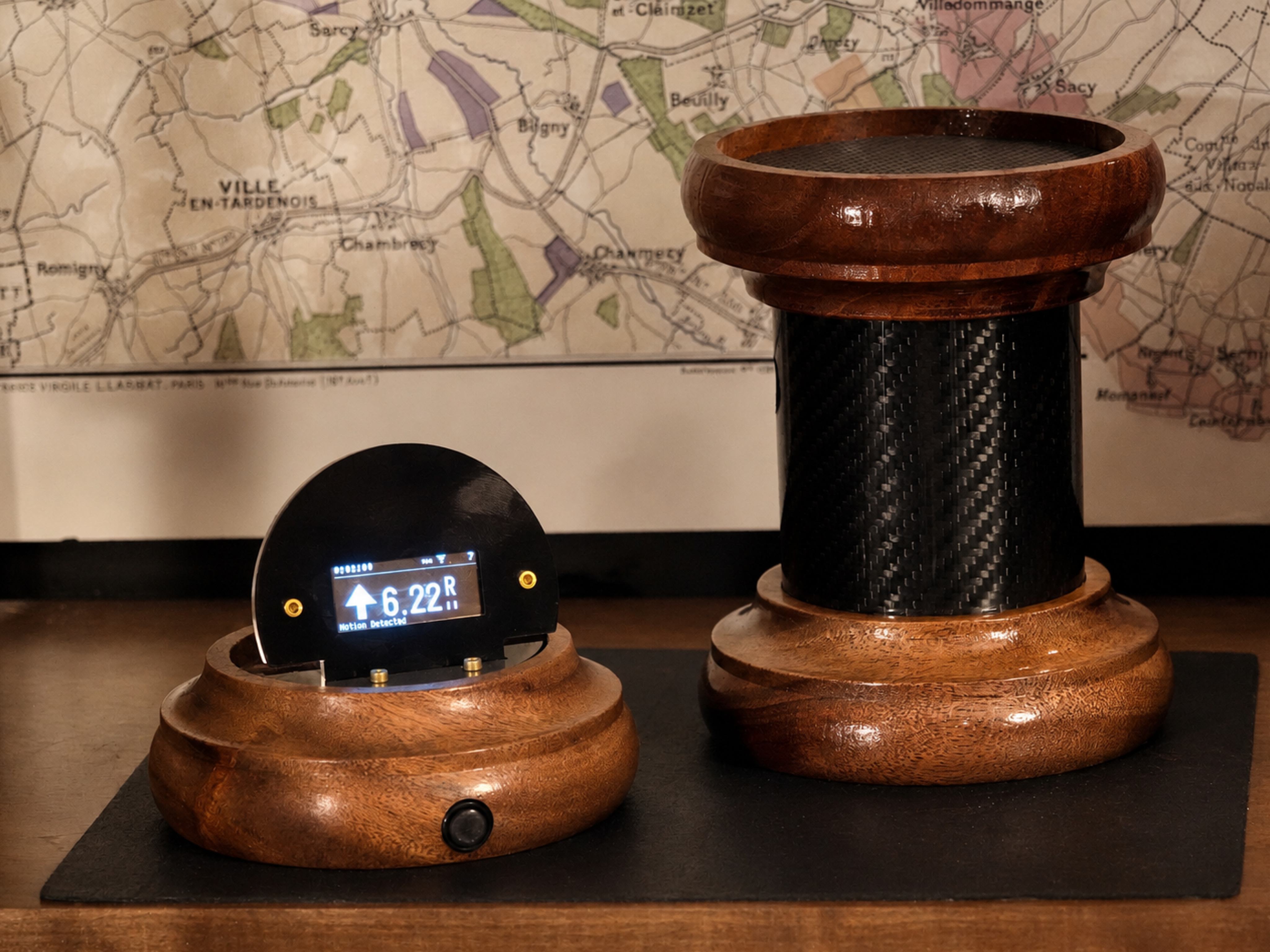 WineSentry - Mahogany with Carbon Fiber