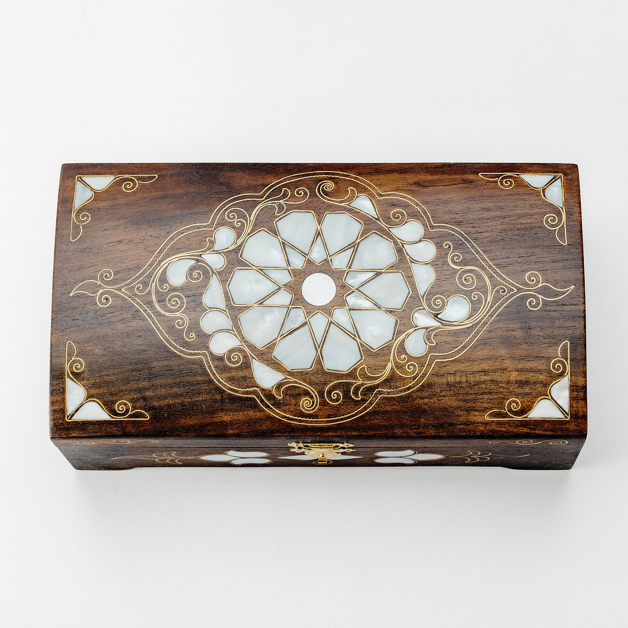 Handcrafted Inlaid Mother of Pearl Work of Art