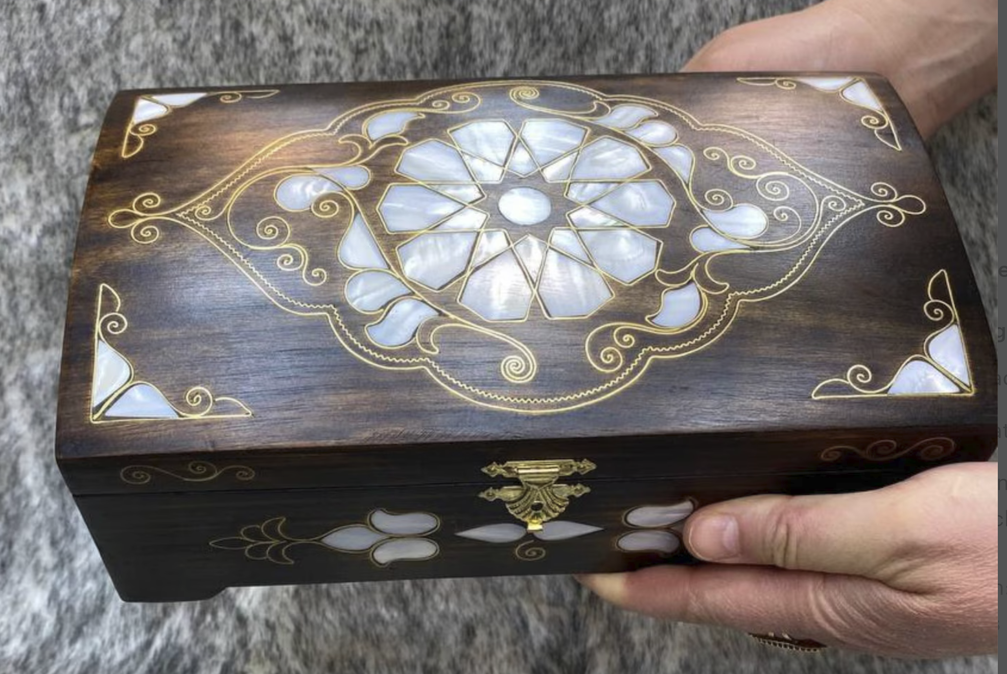Handcrafted Inlaid Mother of Pearl Work of Art - LuxSense
